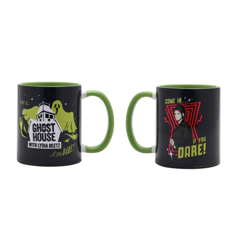 BEETLEJUICE - Black&Green - Ghost House - Mug Interieur Coloré -312 ml