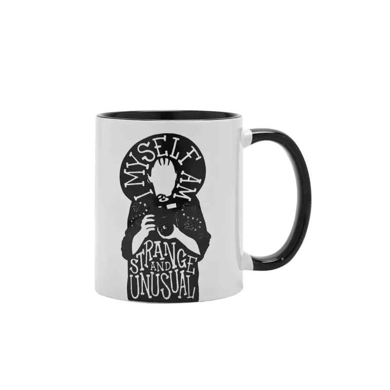 BEETLEJUICE - Black&White - Strange - Mug Interieur Coloré - 312 ml