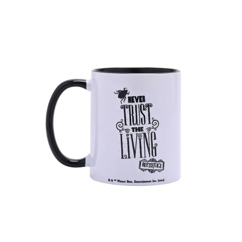 BEETLEJUICE - Black&White - Strange - Mug Interieur Coloré - 312 ml
