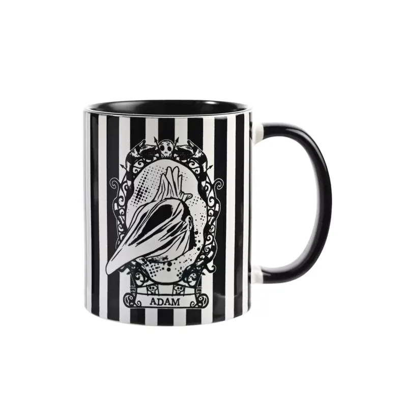 BEETLEJUICE - Black&White - Adam - Mug Interieur Coloré - 312 ml