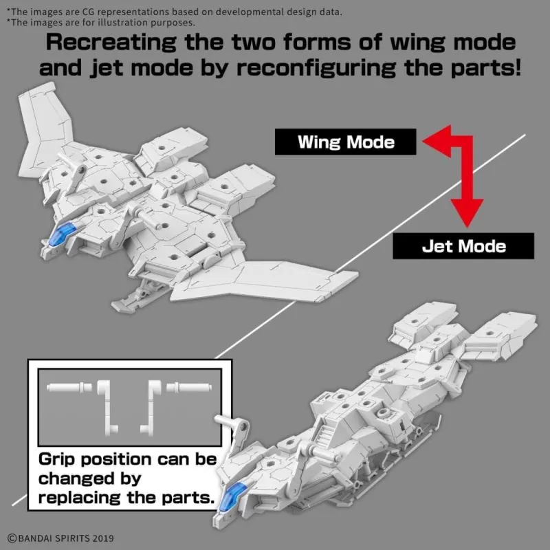 GUNDAM - 30MM 1/144 Extended Armament Vehicle - Model Kit