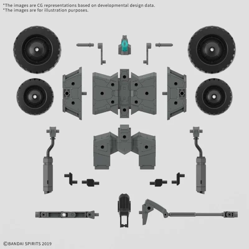 GUNDAM - 30MM 1/144 Extended Armament Vehicle B - Model Kit
