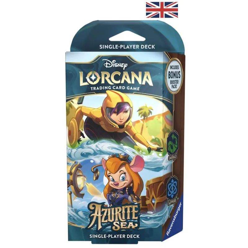 DISNEY - Lorcana - Trading Cards Starters Emer/Saphir Chapitre 6 - EN