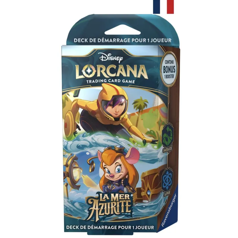 DISNEY - Lorcana - Trading Cards Starters Emer/Saphir Chapitre 6 - FR
