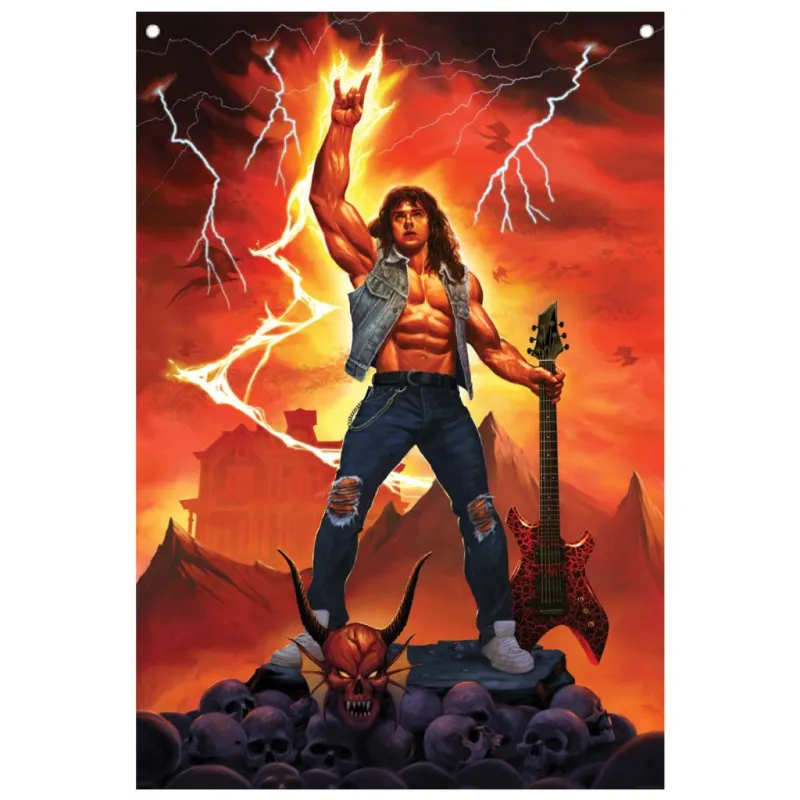 STRANGER THINGS - Eddie - Banner Murale '125 x 85 cm'