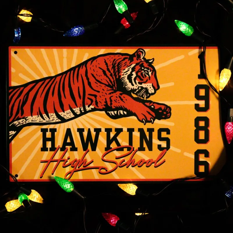 STRANGER THINGS - Set de 3 Plaques en Métal