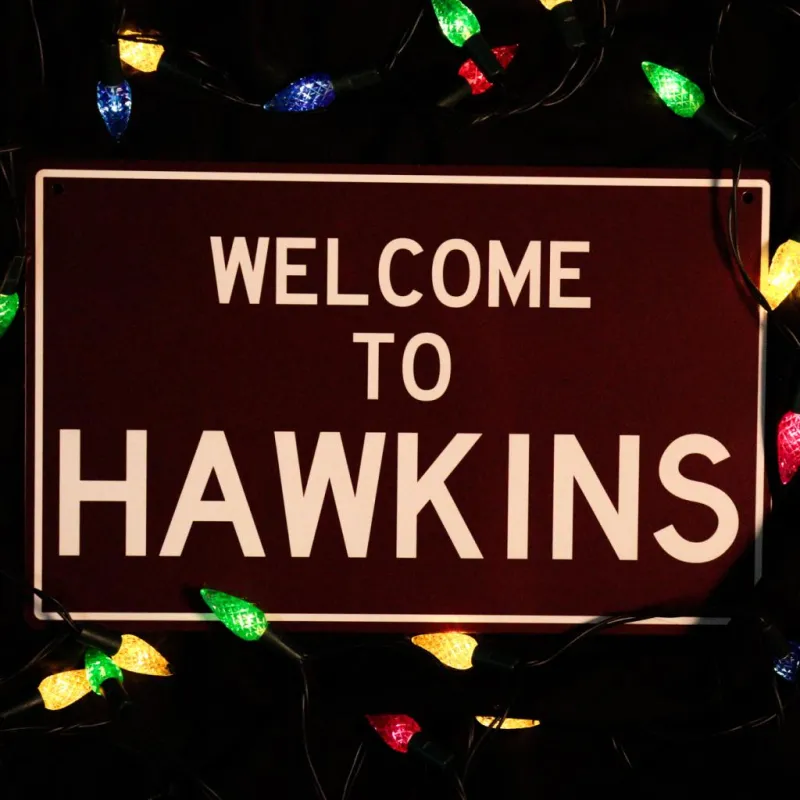 STRANGER THINGS - Set de 3 Plaques en Métal