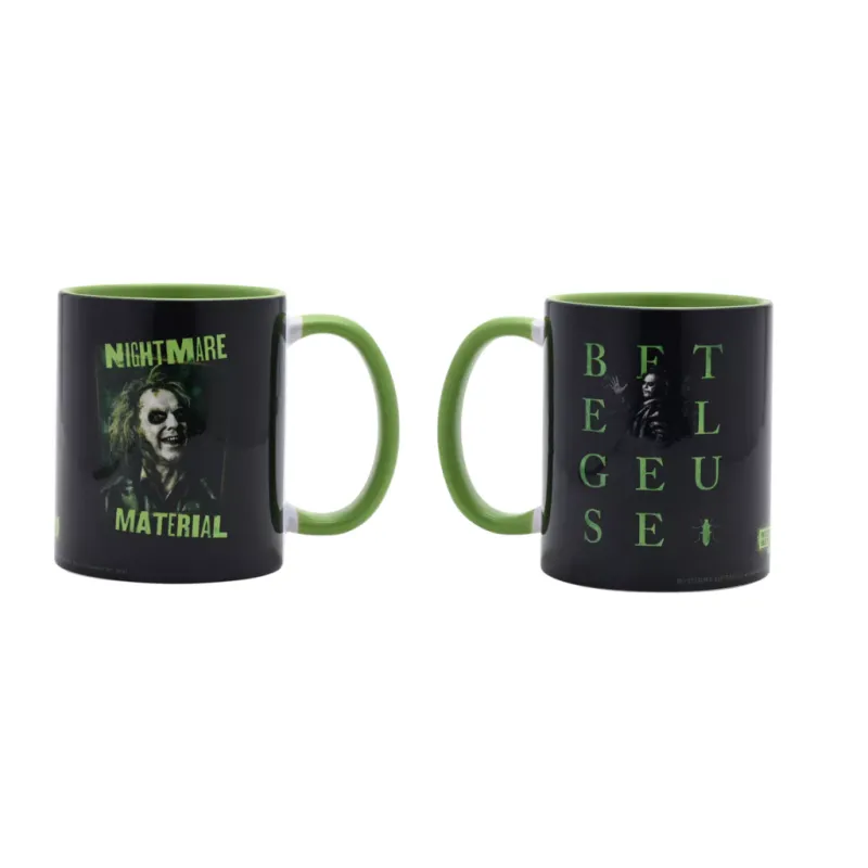 BEETLEJUICE - Black&Green - Nightmare - Mug Interieur Coloré - 312 ml