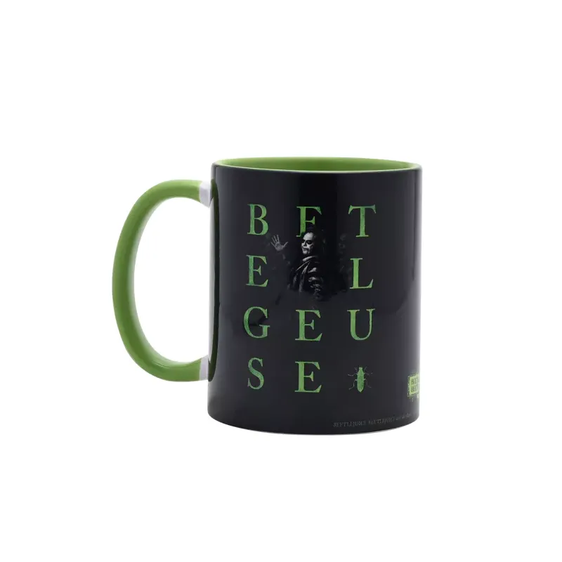 BEETLEJUICE - Black&Green - Nightmare - Mug Interieur Coloré - 312 ml
