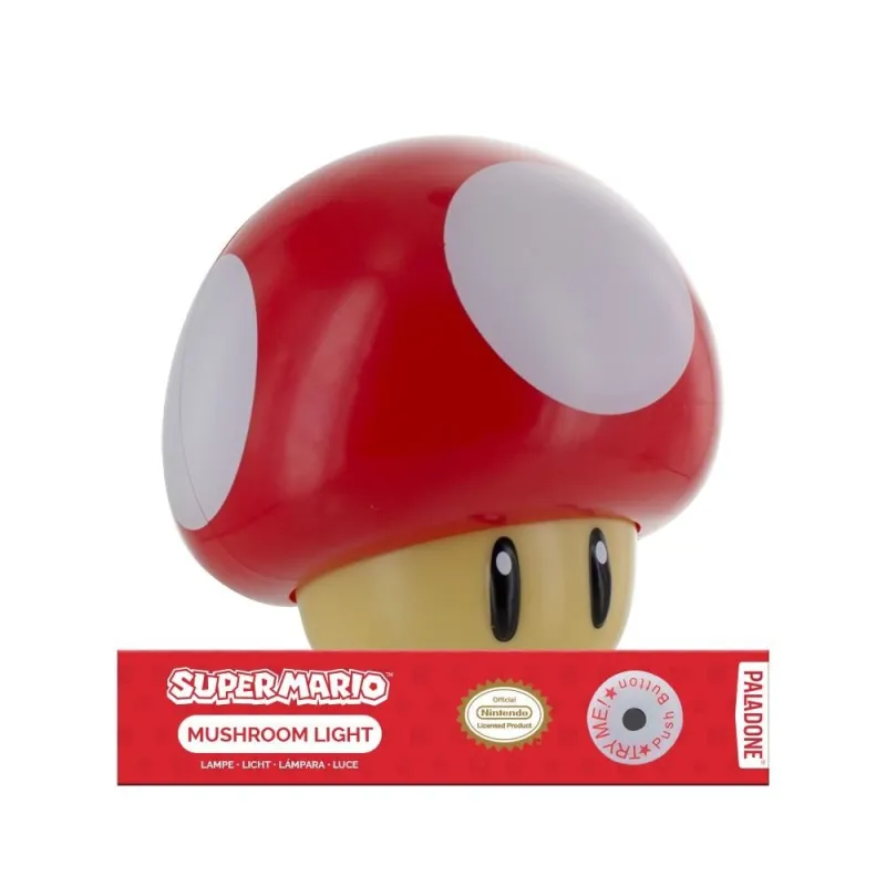 SUPER MARIO - Champignon - Veilleuse Sonore - 12cm - Try Me