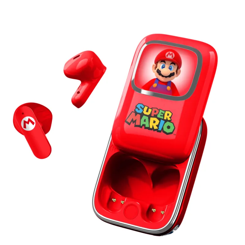 SUPER MARIO - Slide Case Light Up - Earpods Audio TWS