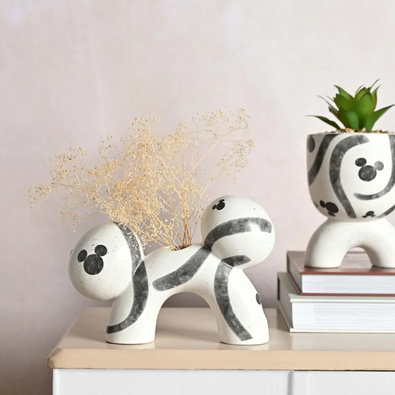 MICKEY - Shapes - Black&White - Vase 3D
