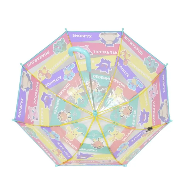 POKEMON - Pikachu & Friends - Parapluie Transparent Manuel 48 cm