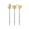 POKEMON - Collection Flower - Set de 3 Crayons avec Topper