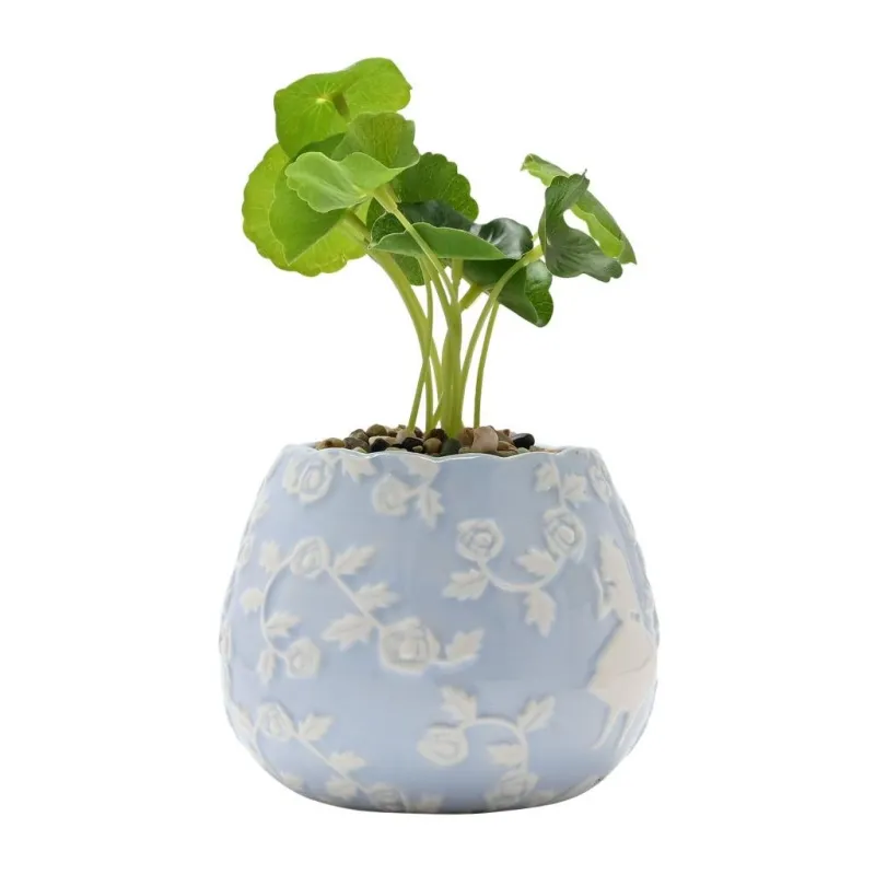 ALICE AUX PAYS DES MERVEILLES - Duo - 2 Mini Pots + Fausses Plantes