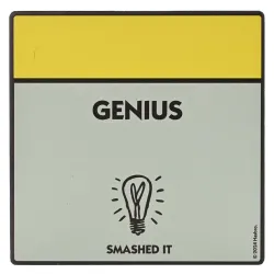 MONOPOLY - Genius - Sous Verre Carré en Céramique
