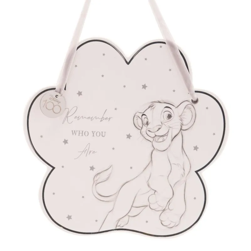 DISNEY - Simba - Plaque Décorative en Céramique