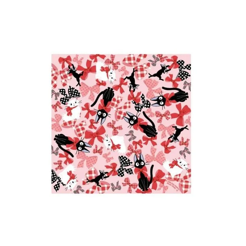 KIKI LA PETITE SORCIERE - Jiji & Fleurs - Papier Chiyogami 15x15cm