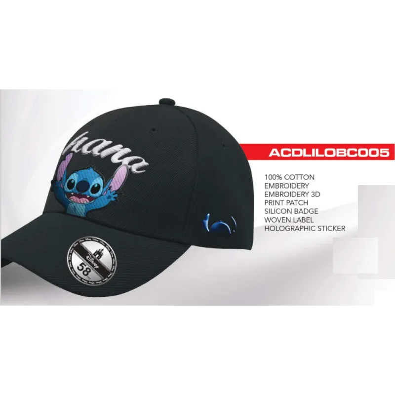 DISNEY - Stitch Ohana - Casquette de Baseball