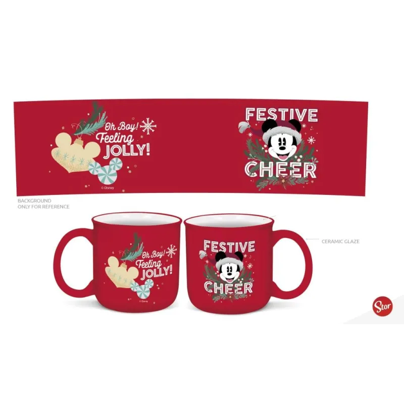 MICKEY - Joyeux Noël - Mug Breakfast - 420ml