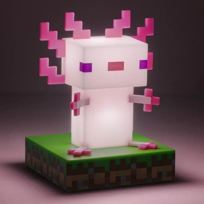 MINECRAFT - Axolotl - Lampe Icone 11cm