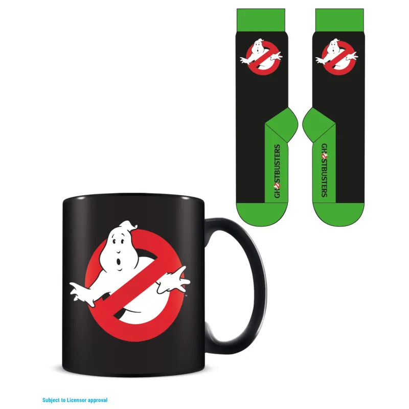 GHOSTBUSTERS - No-Ghost Sign - Mug 315ml et Chaussettes 41-45