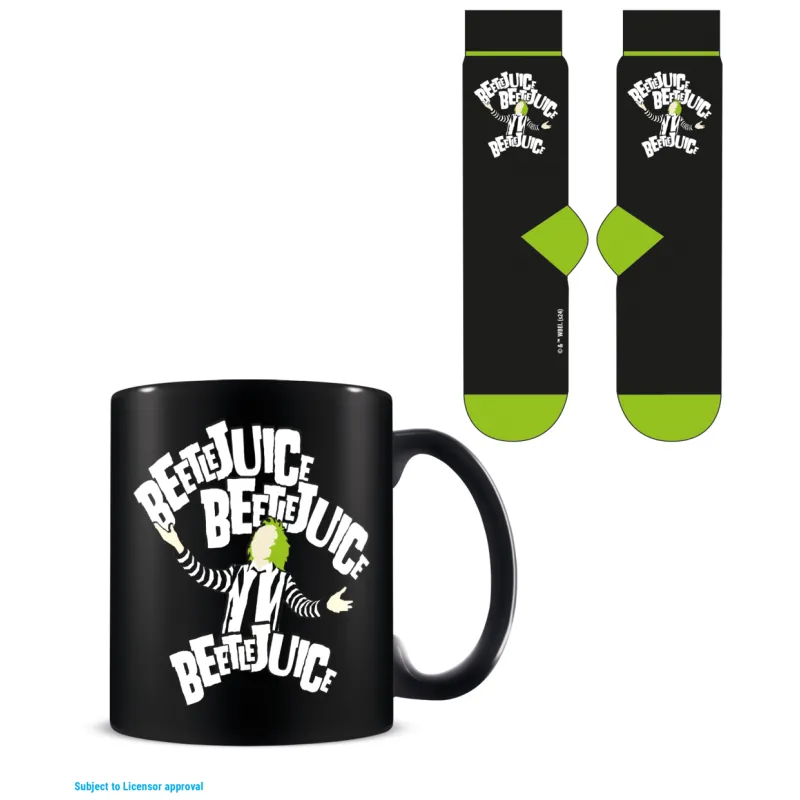 BEETLEJUICE - Beetlejuice Beetlejuice - Mug 315ml et Chaussettes 41-45