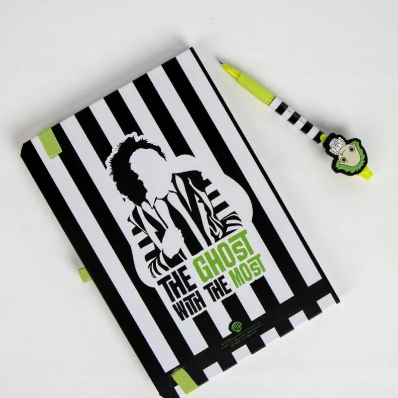BEETLEJUICE - Pack Premium Notebook A5 + Stylo-Bille