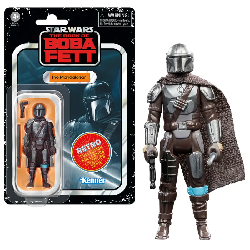 LIVRE DE BOBA FETT - Le Mandalorian - Figurine Retro Collection 10cm