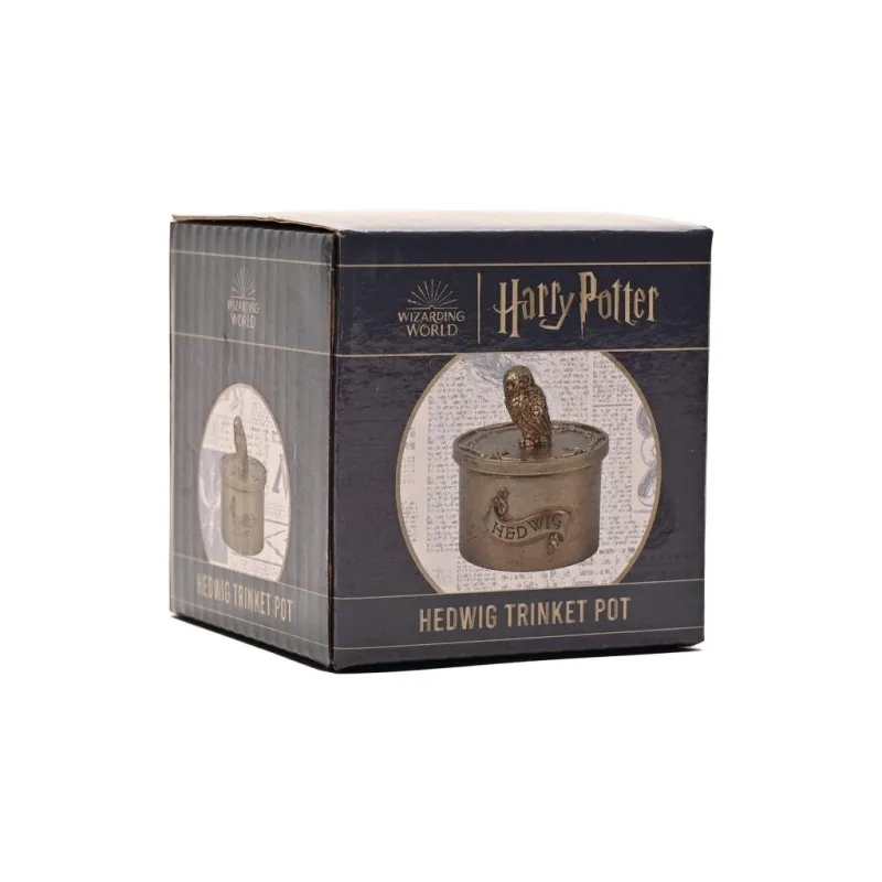 HARRY POTTER - Hedwige - Boîte à Bijoux Doré