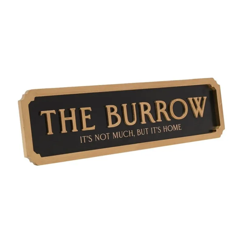 HARRY POTTER - The Burrow - Panneau de Rue