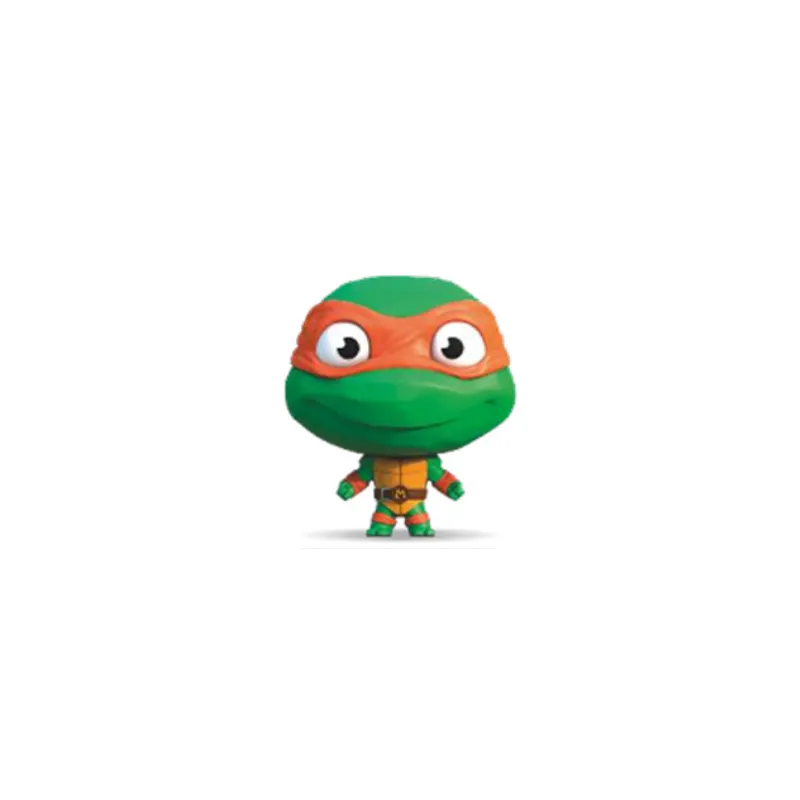 LES TORTUES NINJAS - Michelangelo - Figurine Elastikorps 10cm