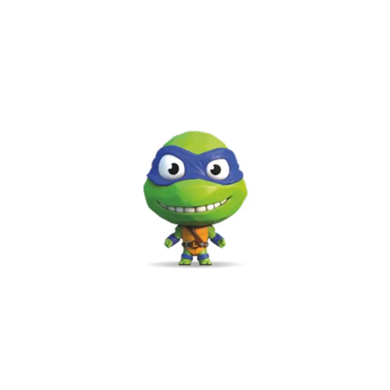 LES TORTUES NINJAS - Leonardo - Figurine Elastikorps 10cm