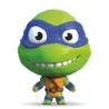 LES TORTUES NINJAS - Leonardo - Figurine Elastikorps 10cm
