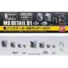 GUNDAM - Builders Parts HD Non-Scale MS Detail 01 - Model Kit