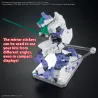 GUNDAM - Action Base 6 (Clear Color) Mirror Stickers Set - Model Kit