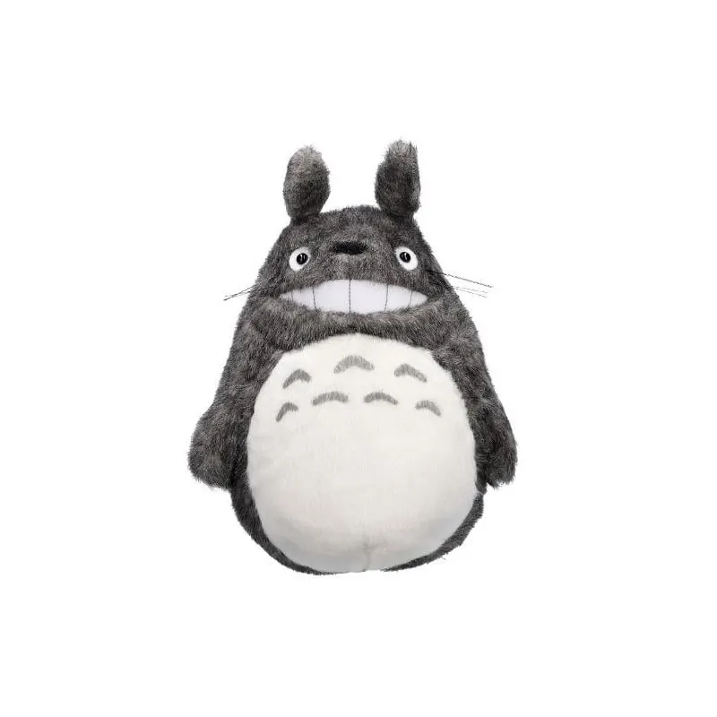 MON VOISIN TOTORO - Totoro Gris Souriant - Peluche Acrylique M