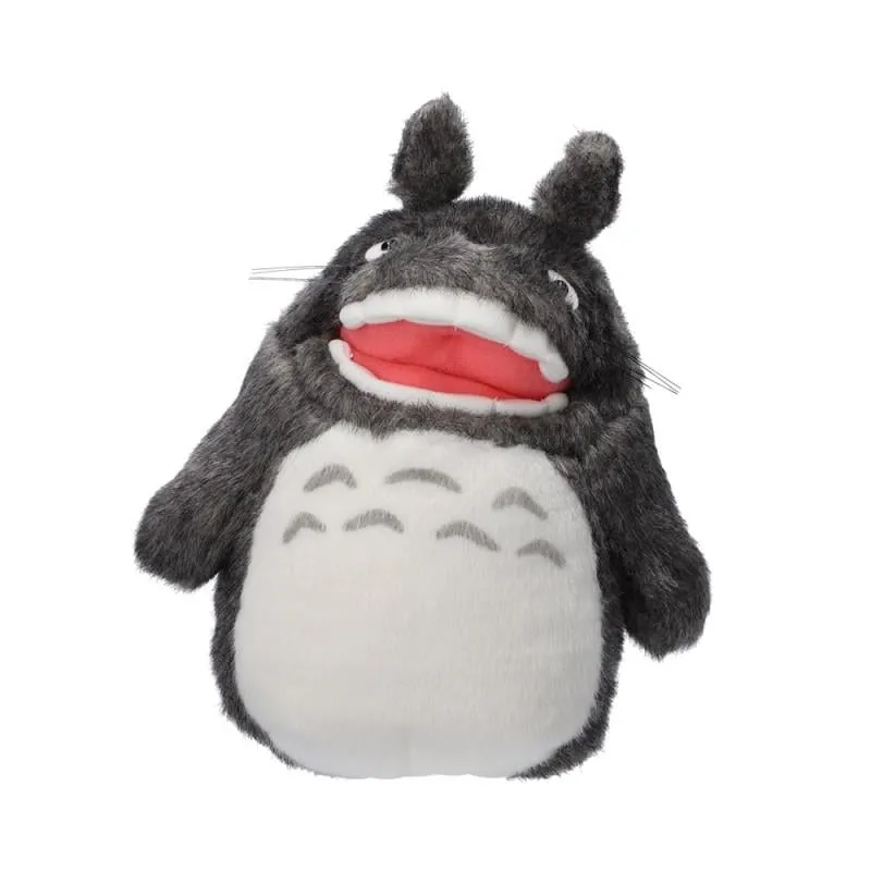 MON VOISIN TOTORO - Totoro Gris Rugissant - Peluche Acrylique M