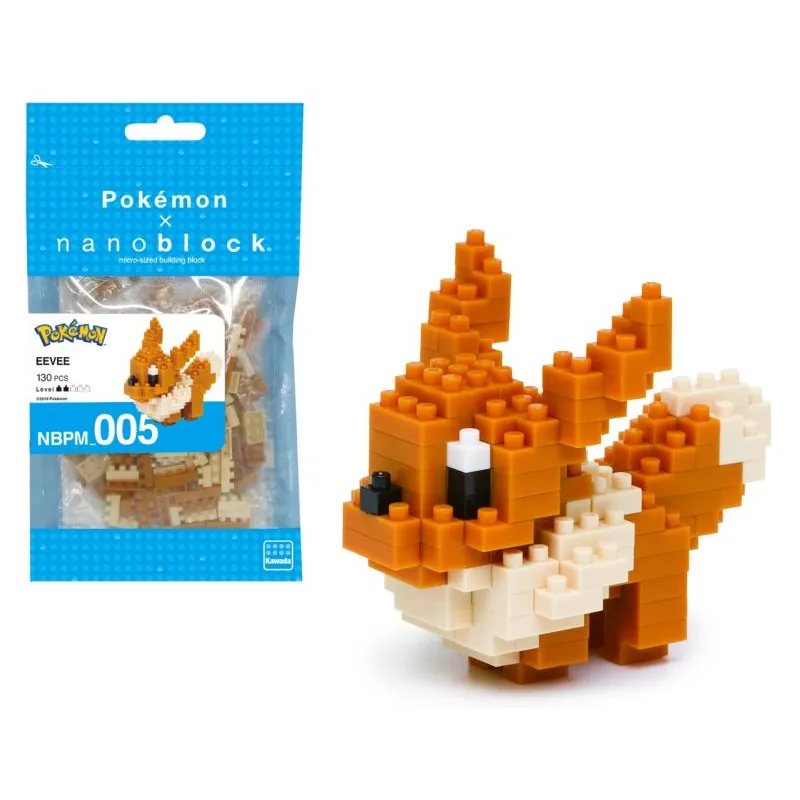 POKEMON - Evoli - Figurine Nanoblock 10cm