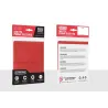 EVORETRO -Pochettes cartes mate Format standard 66x91mm Rouge 100-Pack