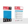 EVORETRO -Pochettes cartes mates F. stand. 66x91mm Bleu Clair 100-Pack