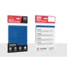 EVORETRO -Pochettes cartes mates F. stand. 66x91mm Bleu Petro 100-Pack