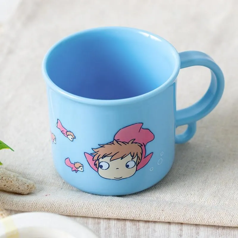 PONYO SUR LA FALAISE - Ponyo dans la mer - Mug 200ml