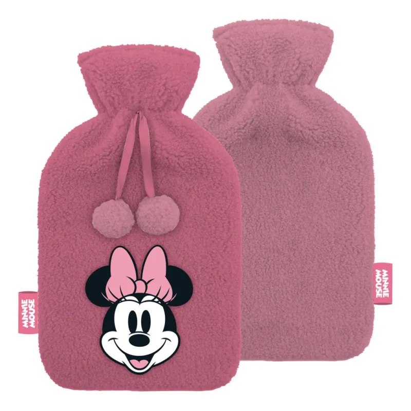 MINNIE - Bouillotte Peluche & Brodée