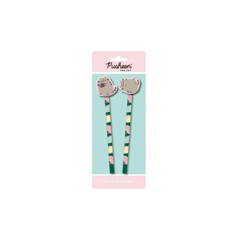 PUSHEEN - Botanical - Pencil & Topper 2PK