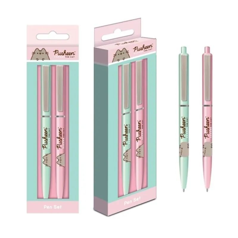 PUSHEEN - Botanical - Set de 2 Bics