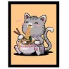 VO MARIA - Kawaii Neko Cat - Impression encadrée 30x40cm