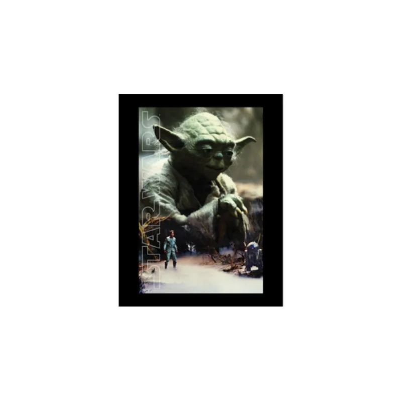 STAR WARS - Yoda Key Art - Impression encadrée 30x40cm