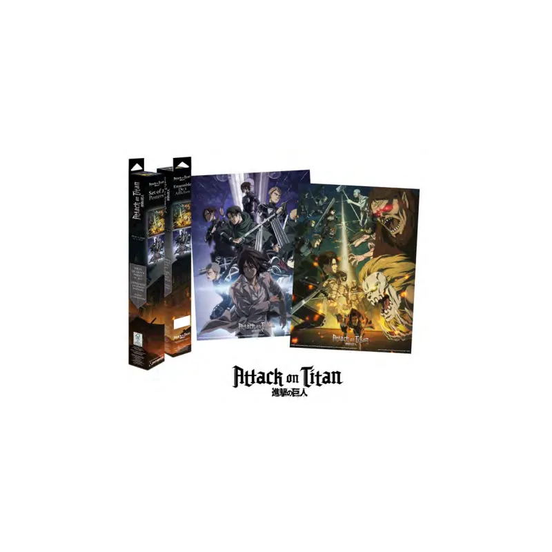 L'ATTAQUE DES TITANS - Saison Finale - Set 2 Posters 52 x 38cm