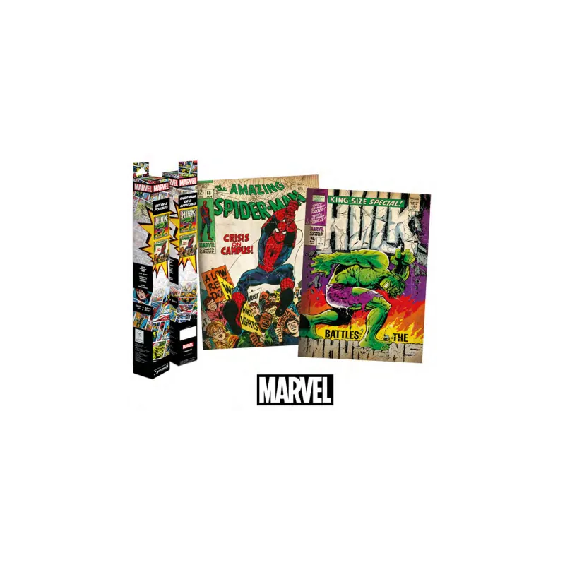 MARVEL - Spider-Man & Hulk - Set 2 Posters 52 x 38cm